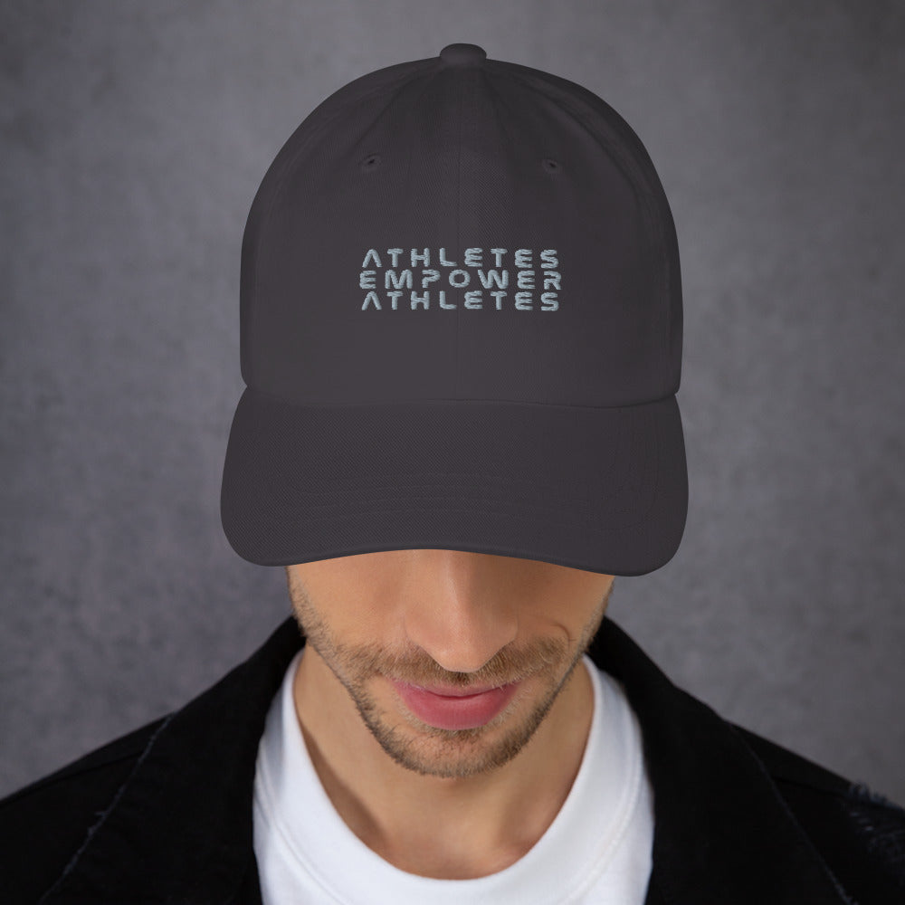 Athletes Empower Athletes - Dad hat by DarkByteGear