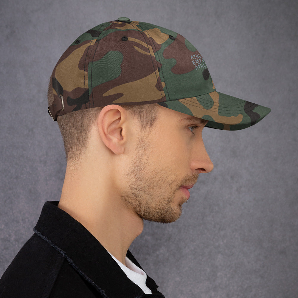 Athletes Empower Athletes - Dad hat by DarkByteGear