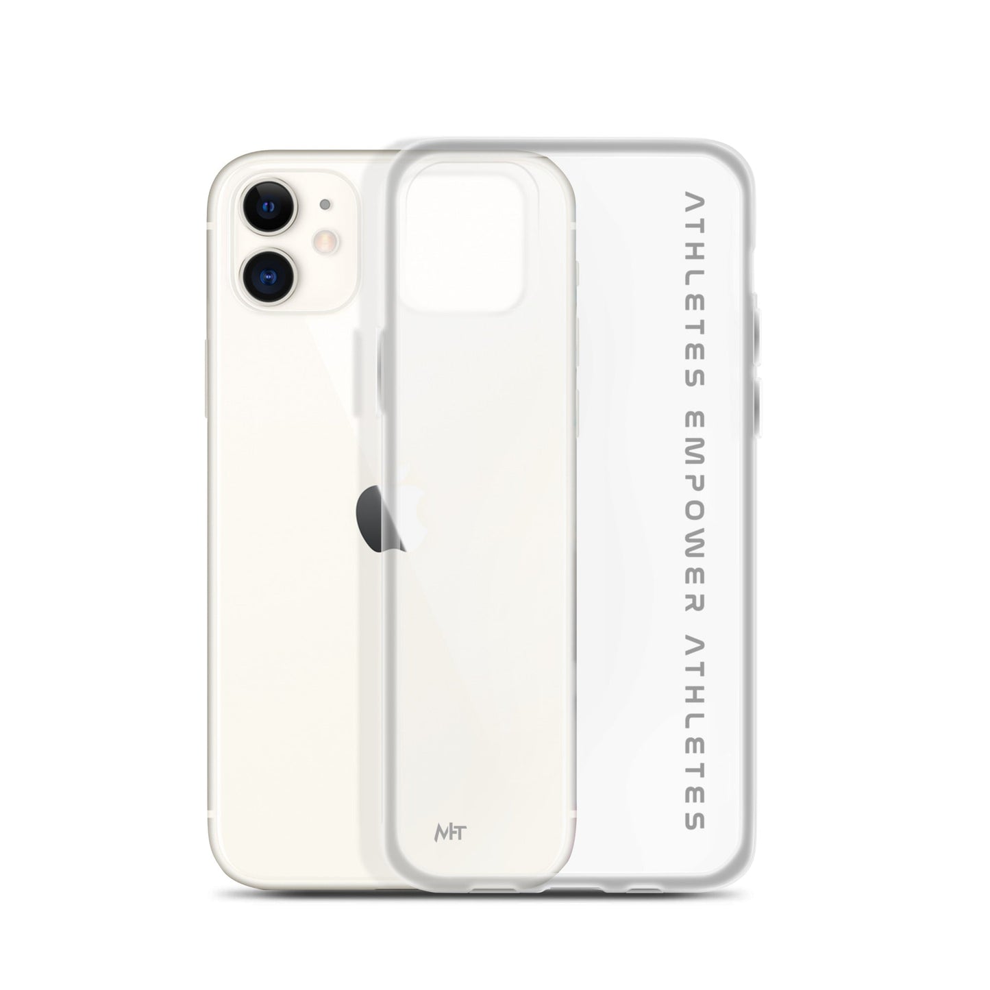 Athletes Empower Athletes - Clear Case for iPhone® by DarkByteGear