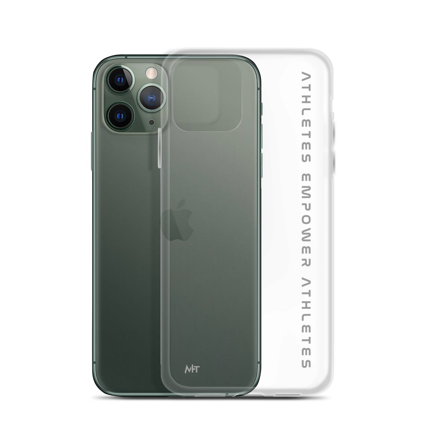 Athletes Empower Athletes - Clear Case for iPhone® by DarkByteGear