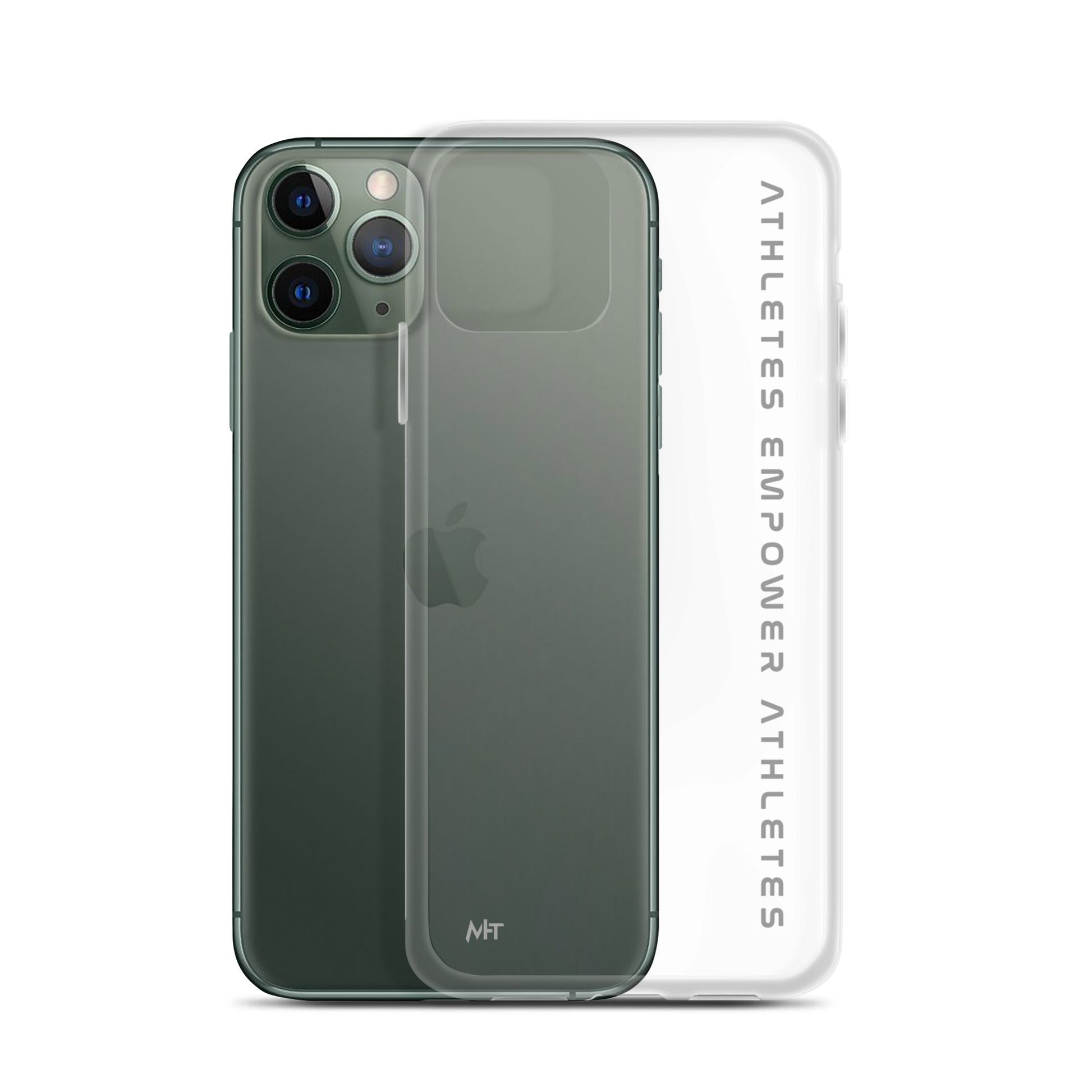 Athletes Empower Athletes - Clear Case for iPhone® by DarkByteGear