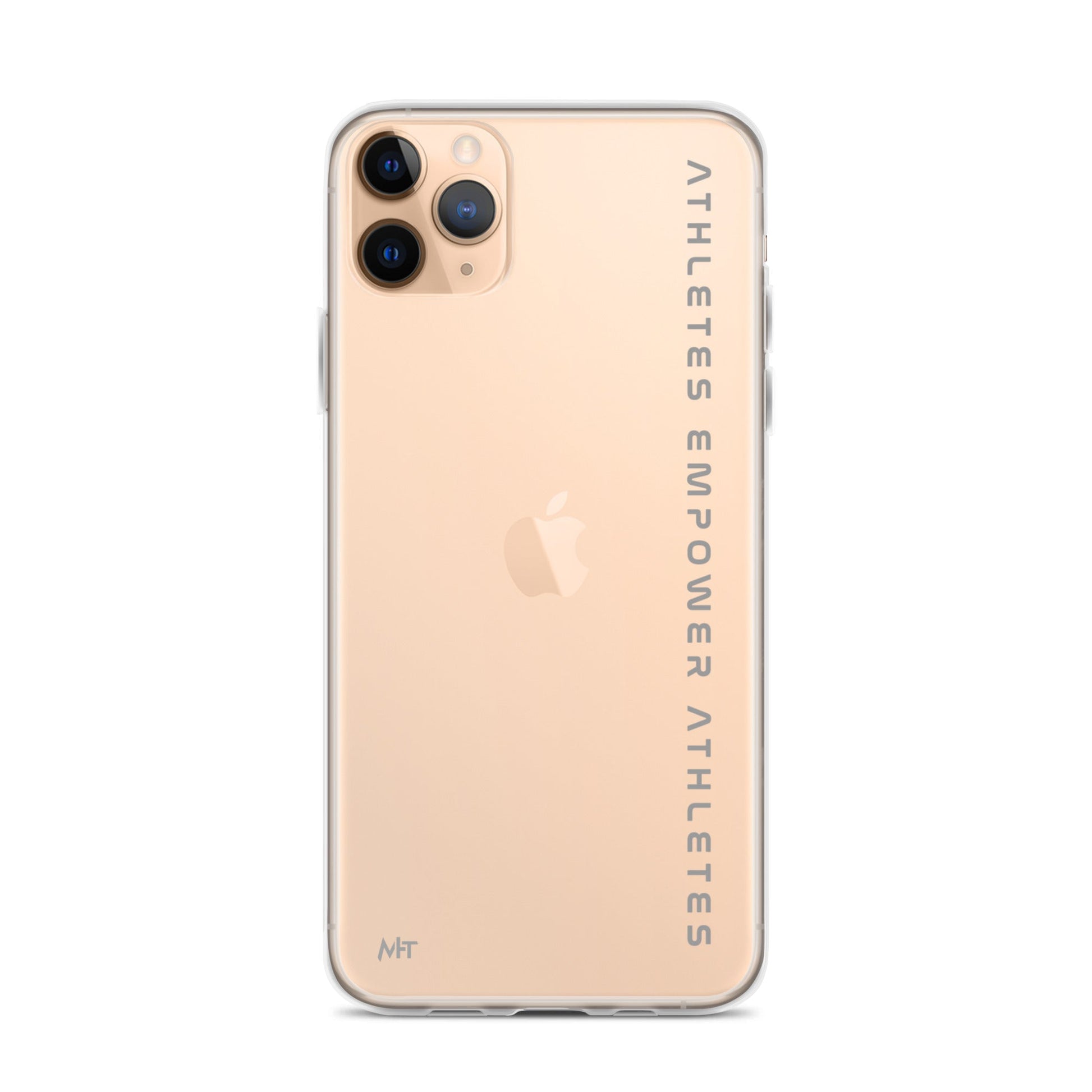 Athletes Empower Athletes - Clear Case for iPhone® by DarkByteGear