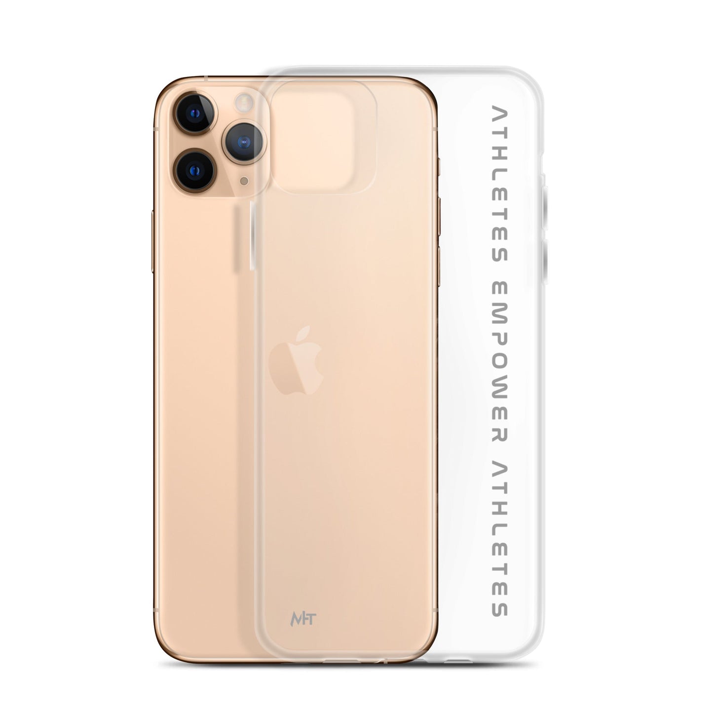 Athletes Empower Athletes - Clear Case for iPhone® by DarkByteGear