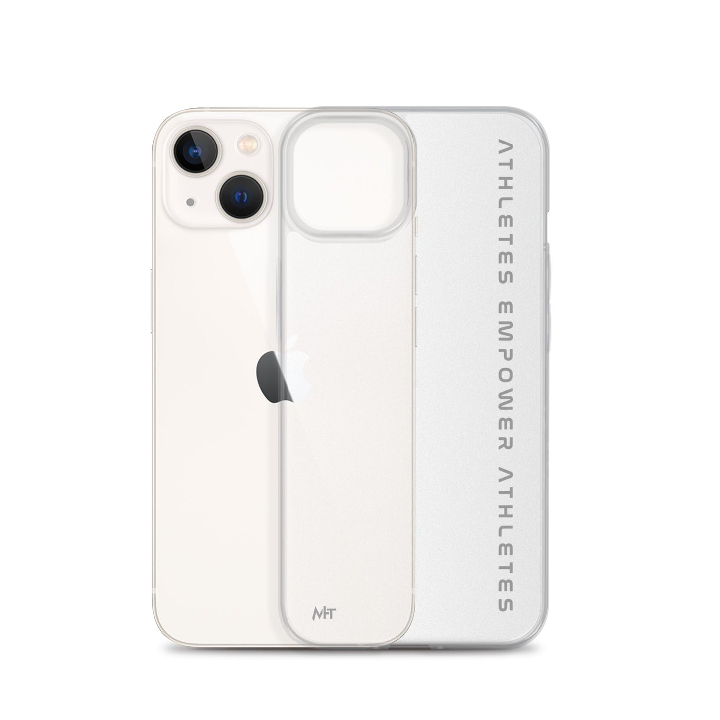 Athletes Empower Athletes - Clear Case for iPhone® by DarkByteGear