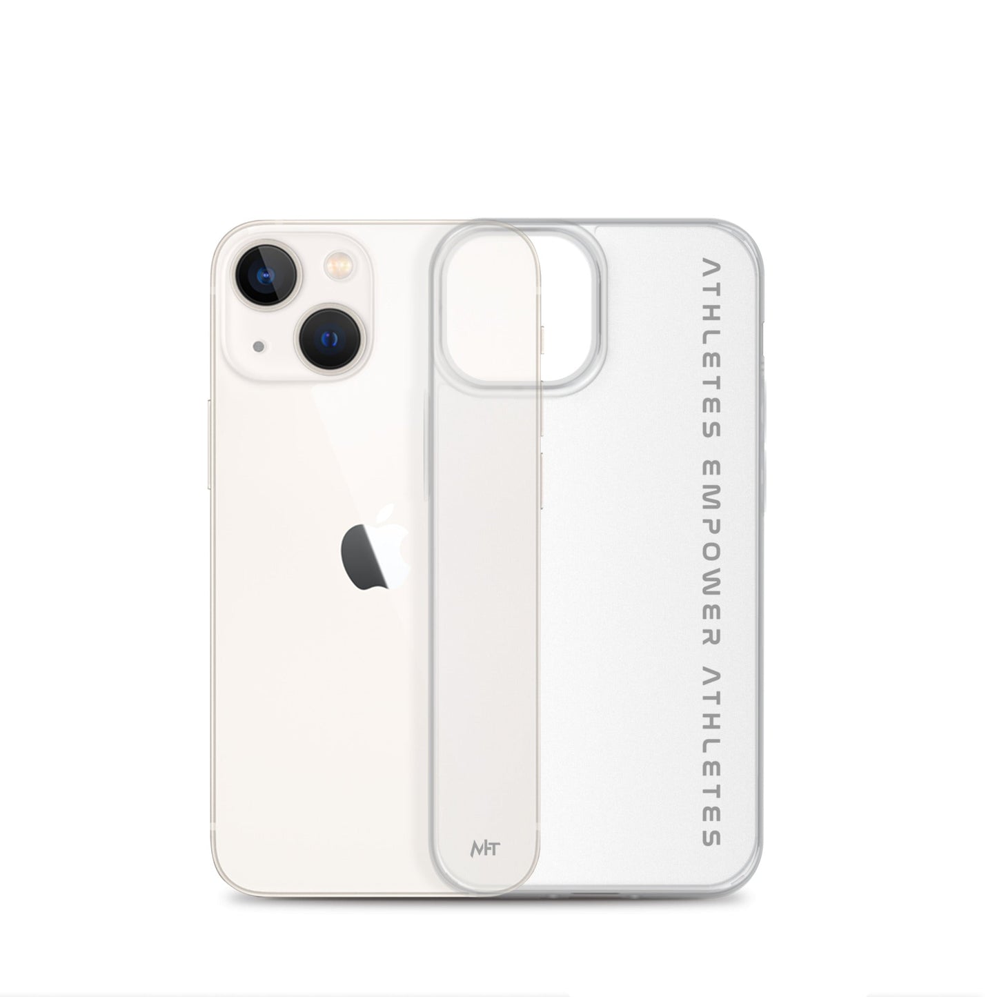 Athletes Empower Athletes - Clear Case for iPhone® by DarkByteGear