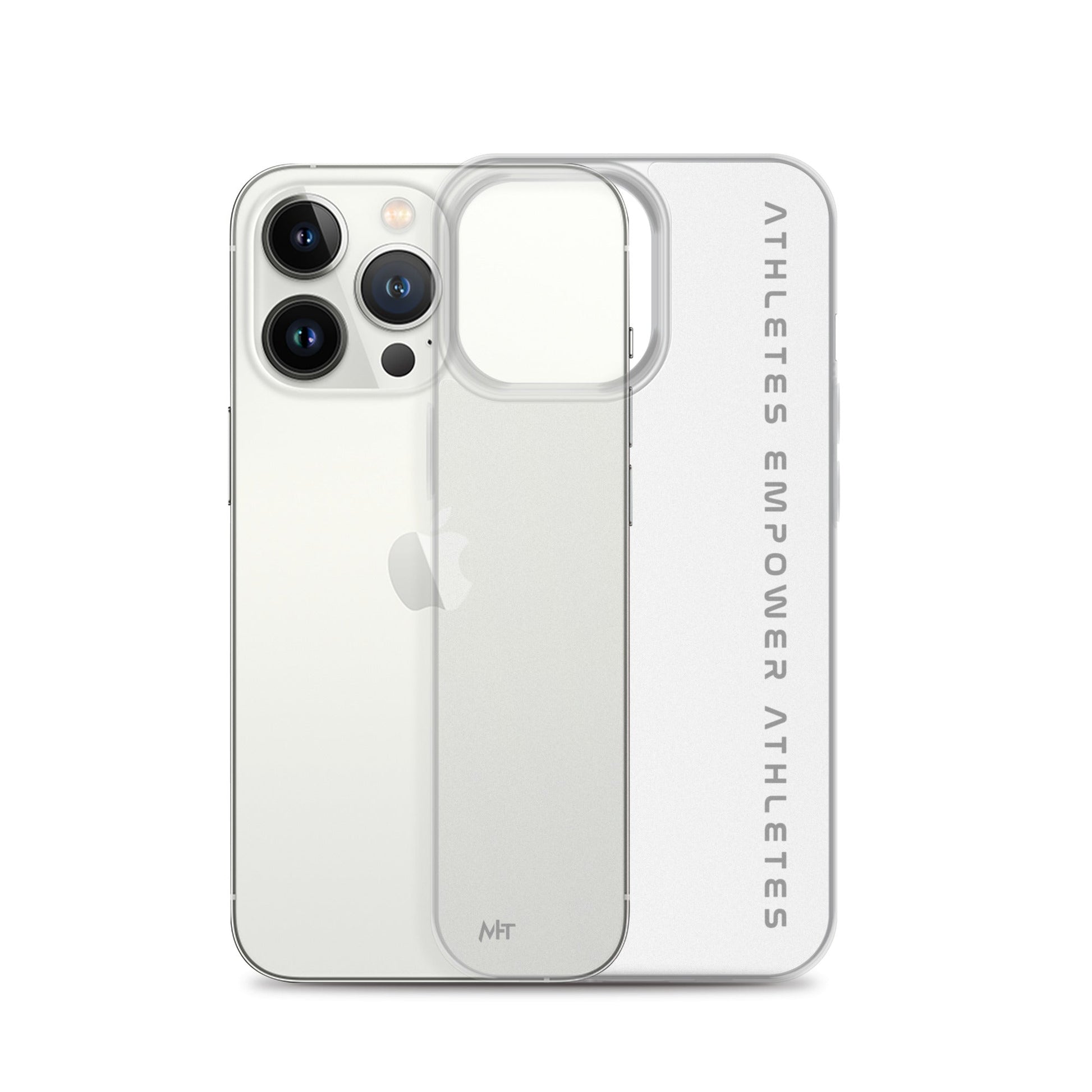 Athletes Empower Athletes - Clear Case for iPhone® by DarkByteGear