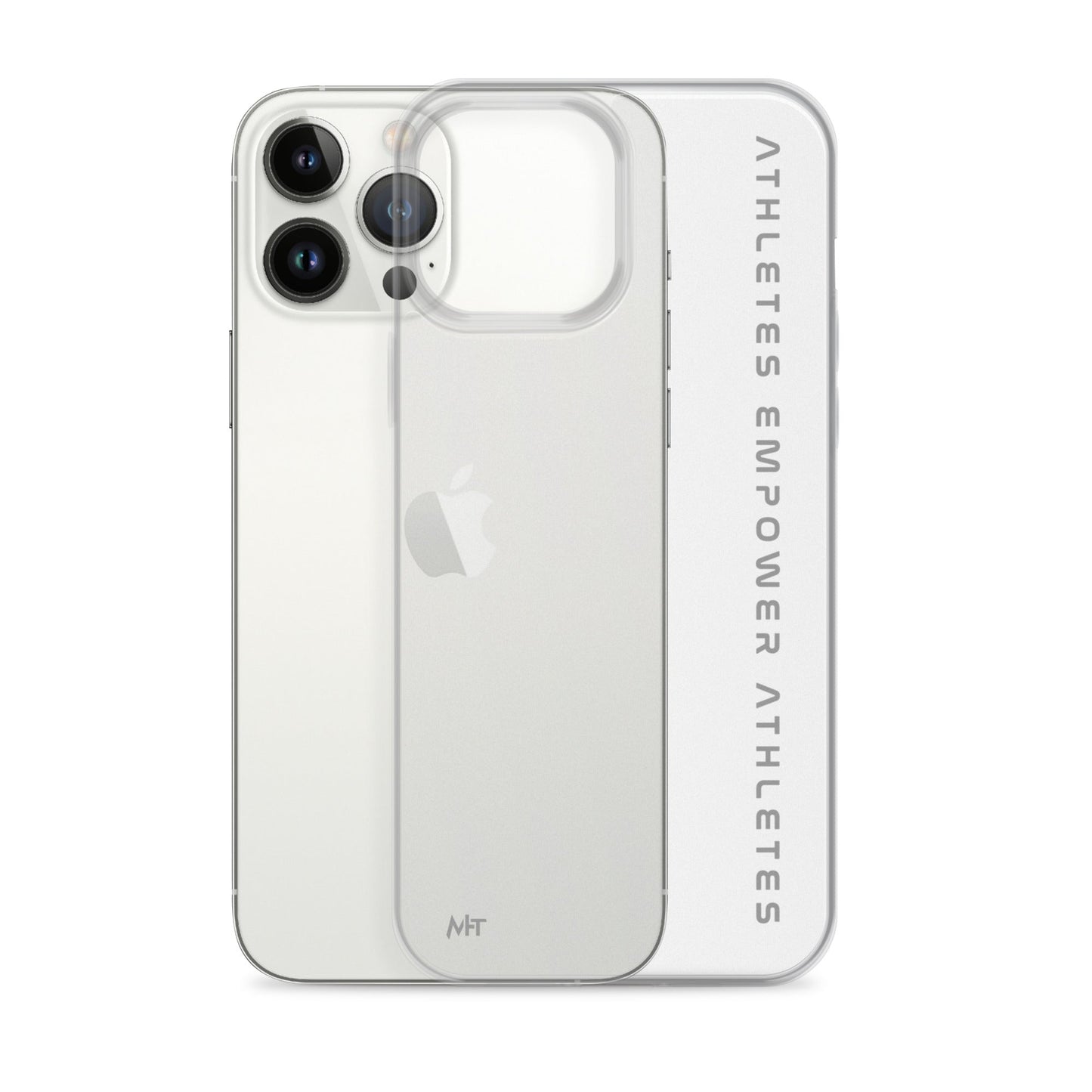 Athletes Empower Athletes - Clear Case for iPhone® by DarkByteGear