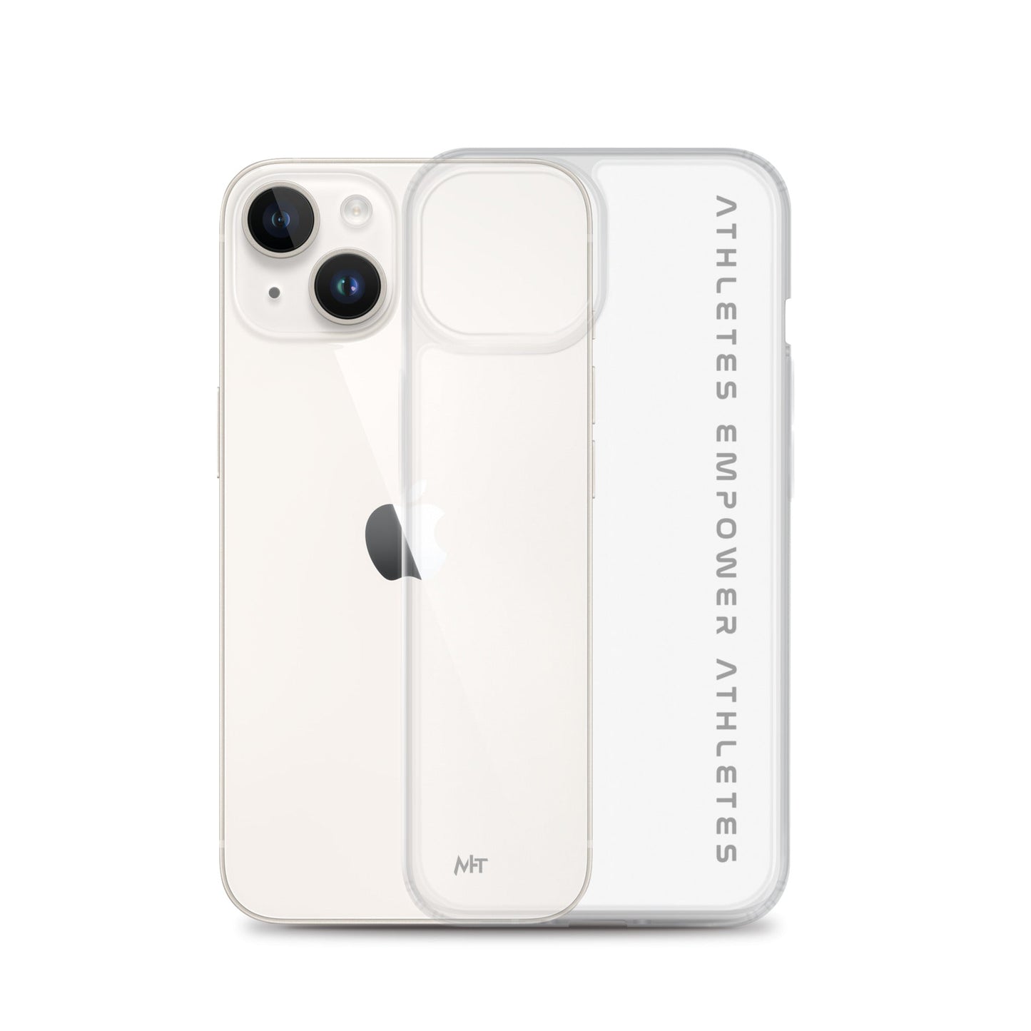 Athletes Empower Athletes - Clear Case for iPhone® by DarkByteGear