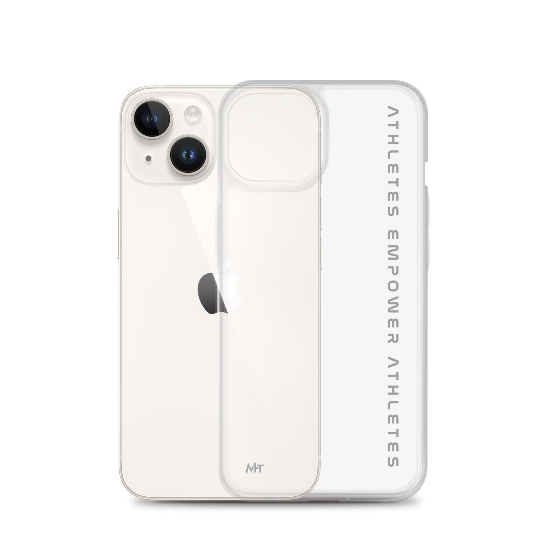 Athletes Empower Athletes - Clear Case for iPhone® by DarkByteGear