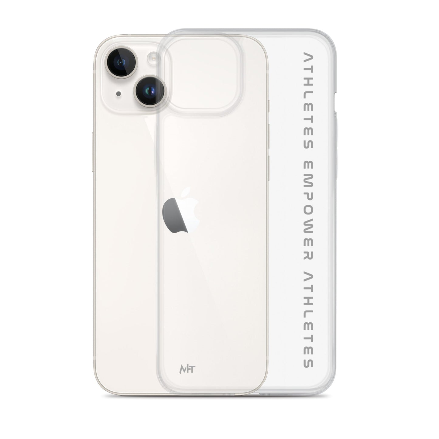 Athletes Empower Athletes - Clear Case for iPhone® by DarkByteGear