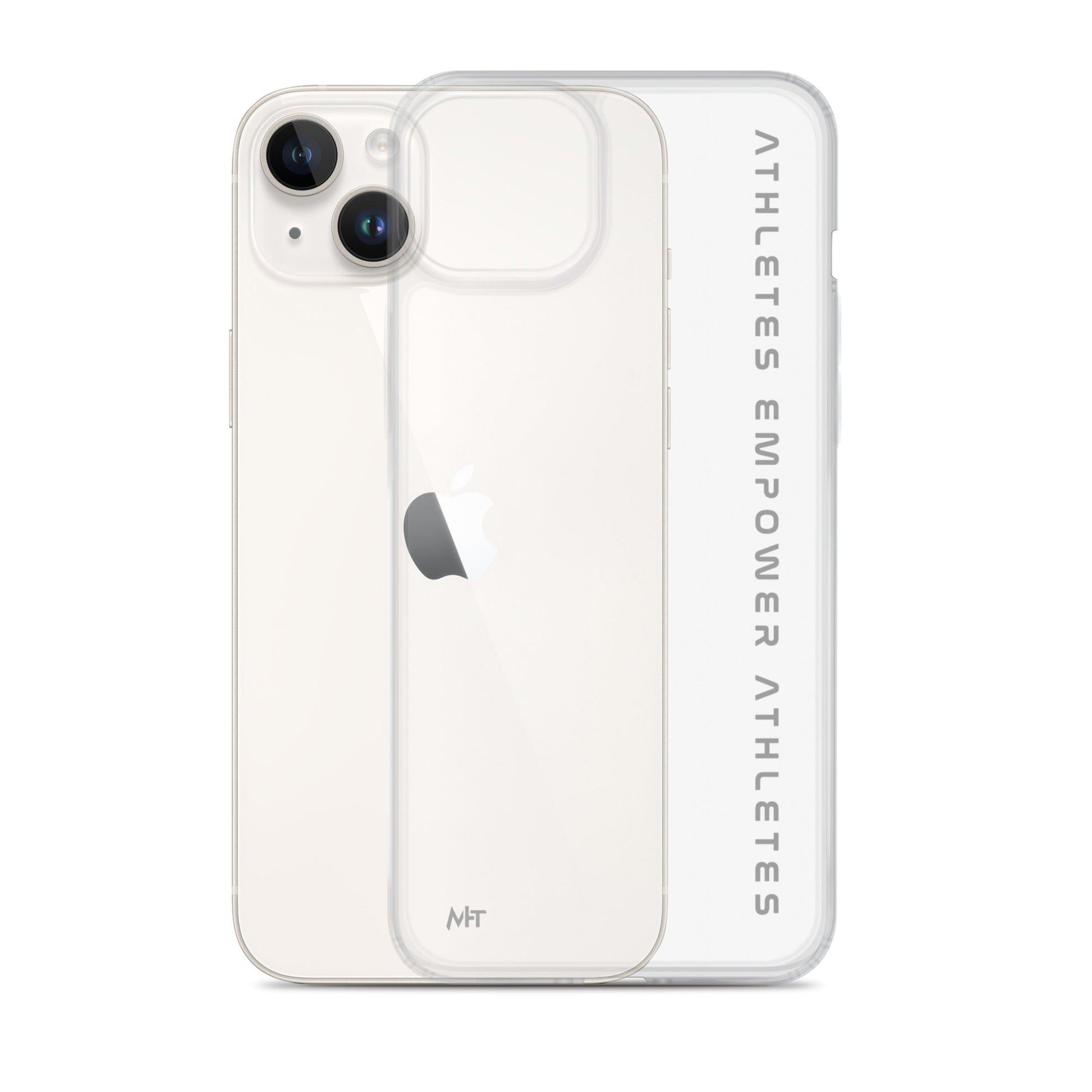 Athletes Empower Athletes - Clear Case for iPhone® by DarkByteGear