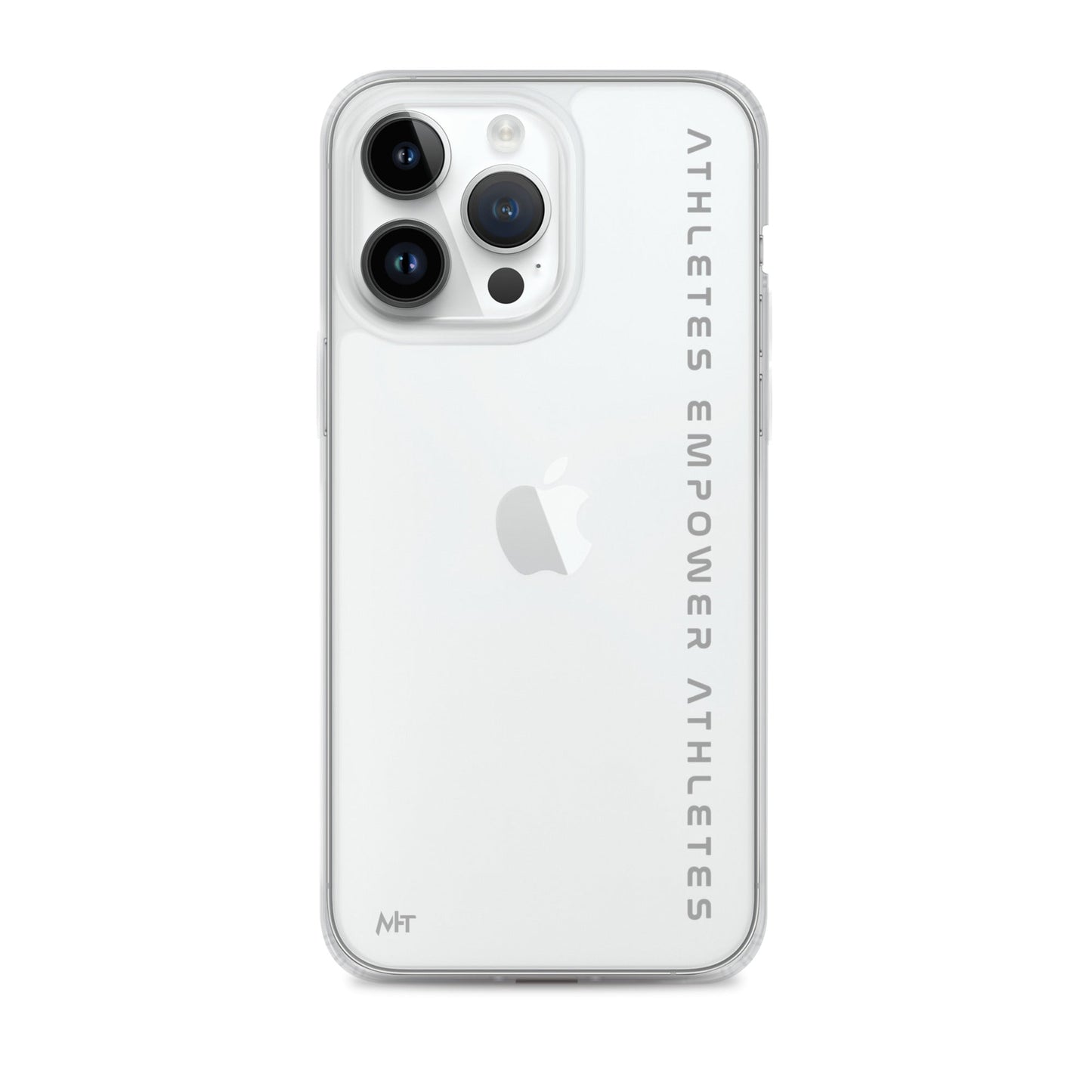 Athletes Empower Athletes - Clear Case for iPhone® by DarkByteGear