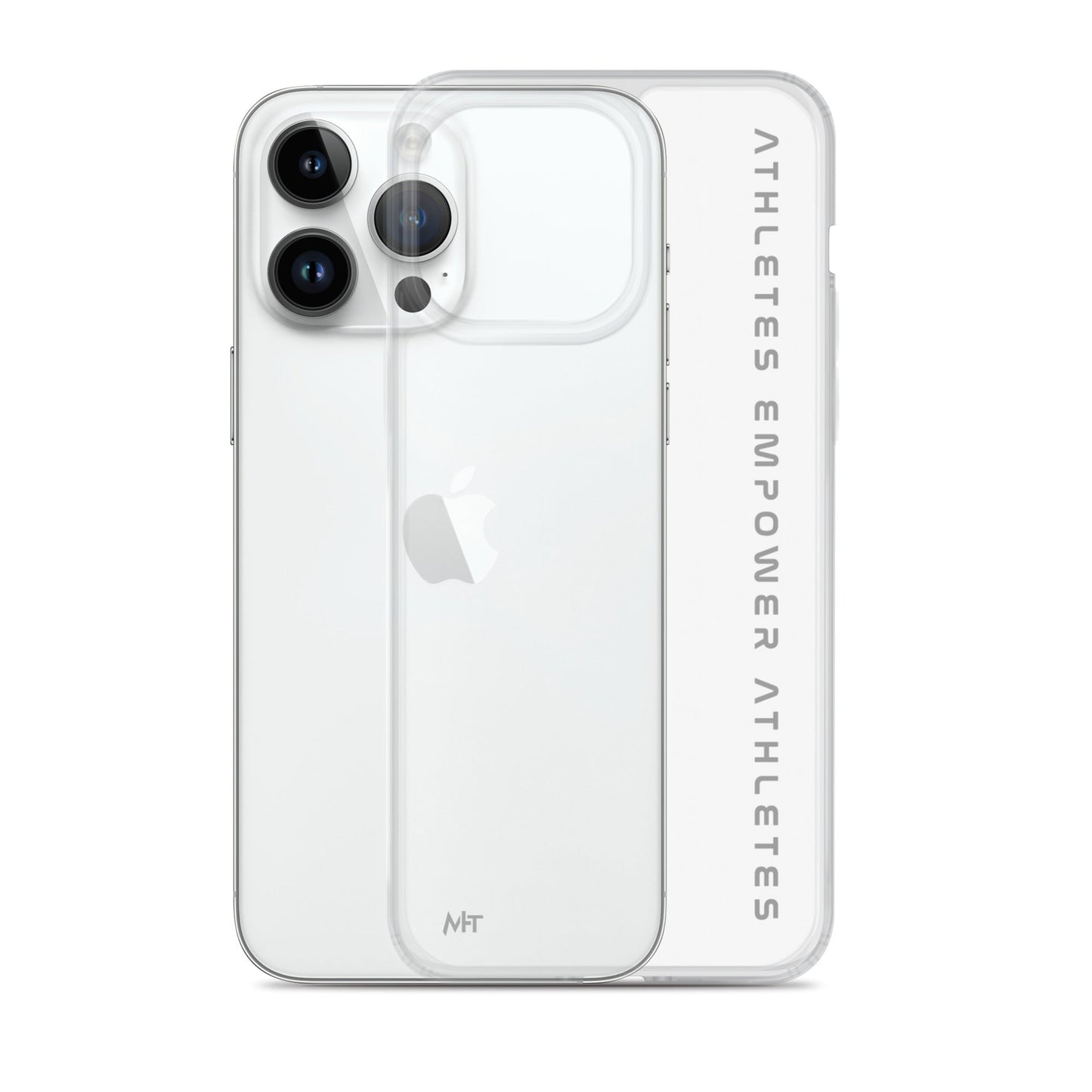 Athletes Empower Athletes - Clear Case for iPhone® by DarkByteGear