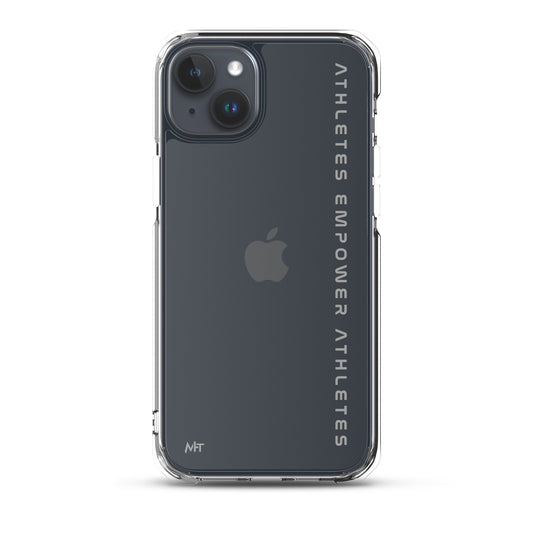 Athletes Empower Athletes - Clear Case for iPhone® by DarkByteGear
