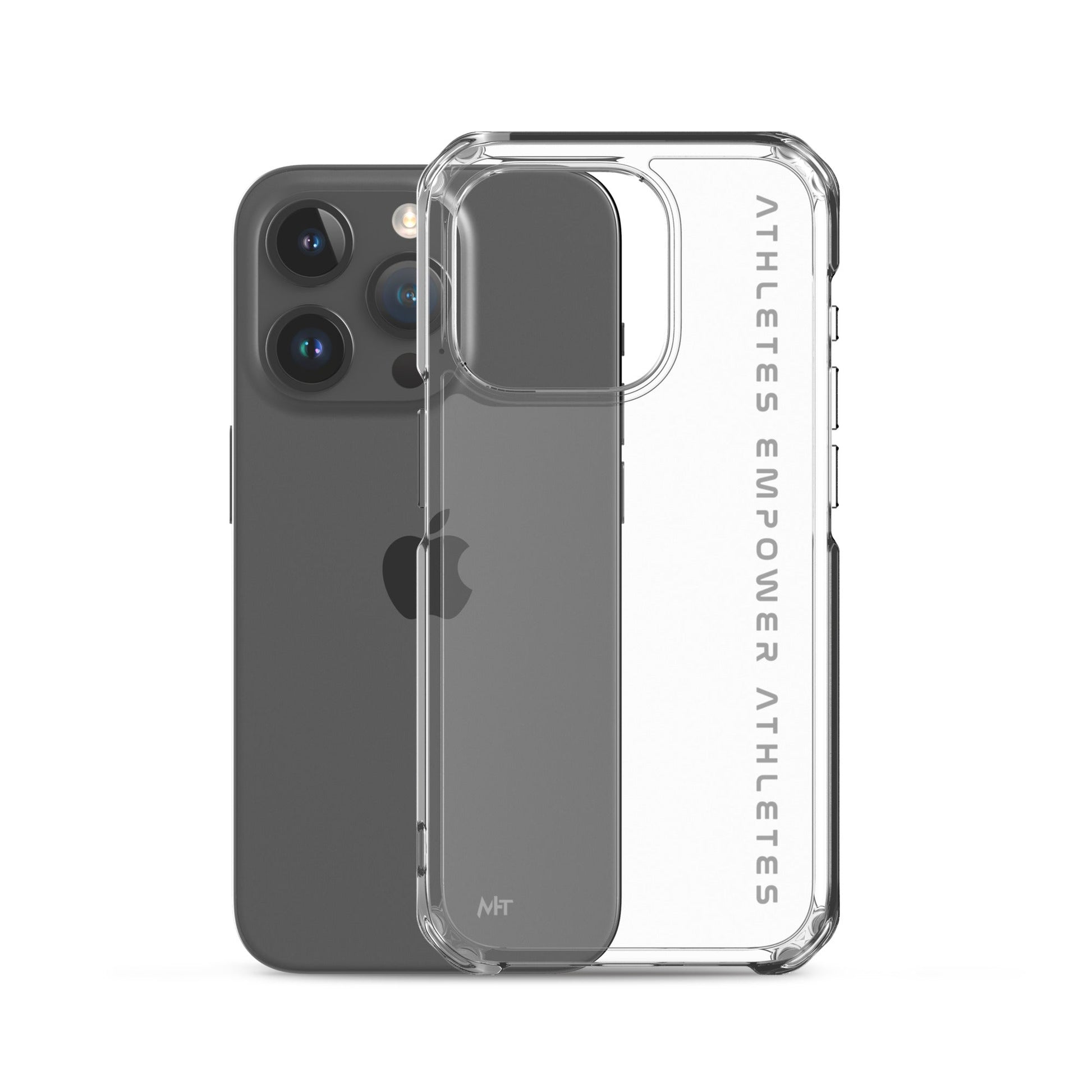 Athletes Empower Athletes - Clear Case for iPhone® by DarkByteGear