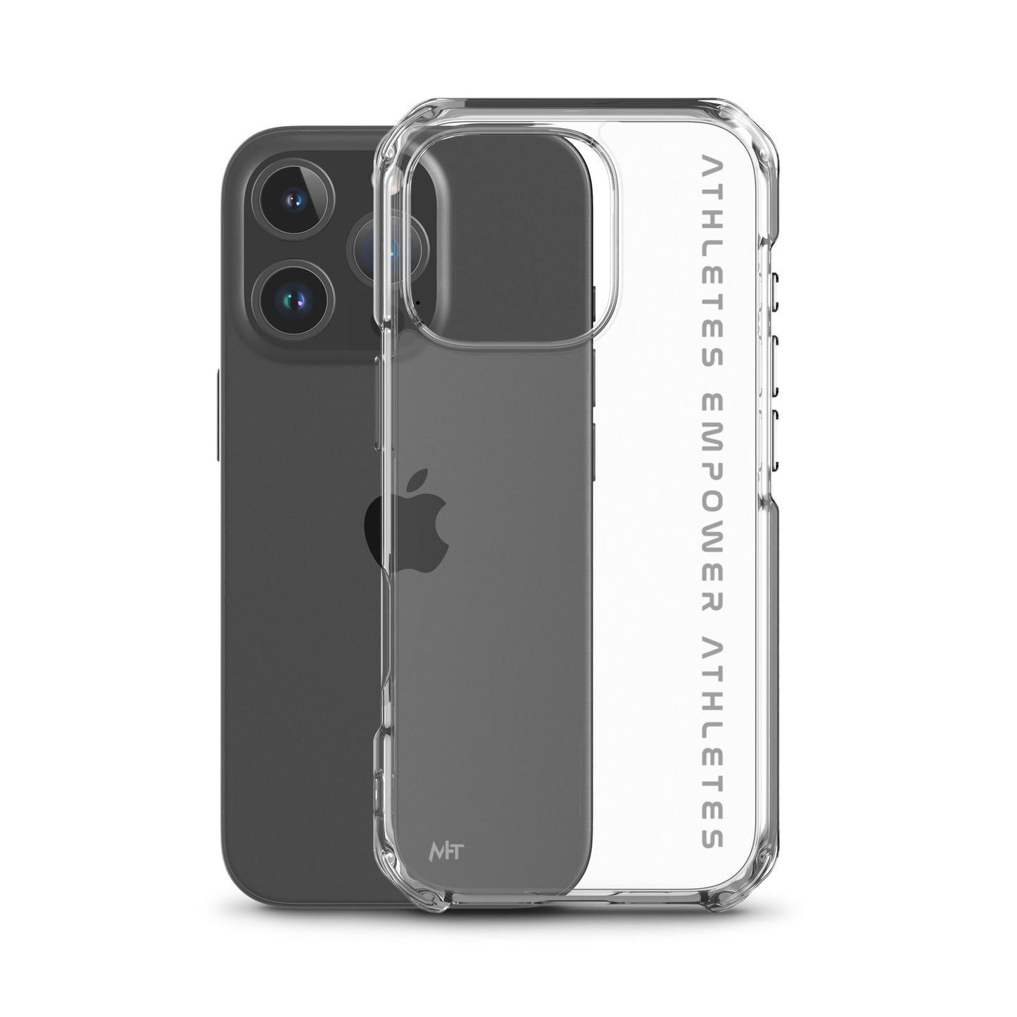 Athletes Empower Athletes - Clear Case for iPhone® by DarkByteGear
