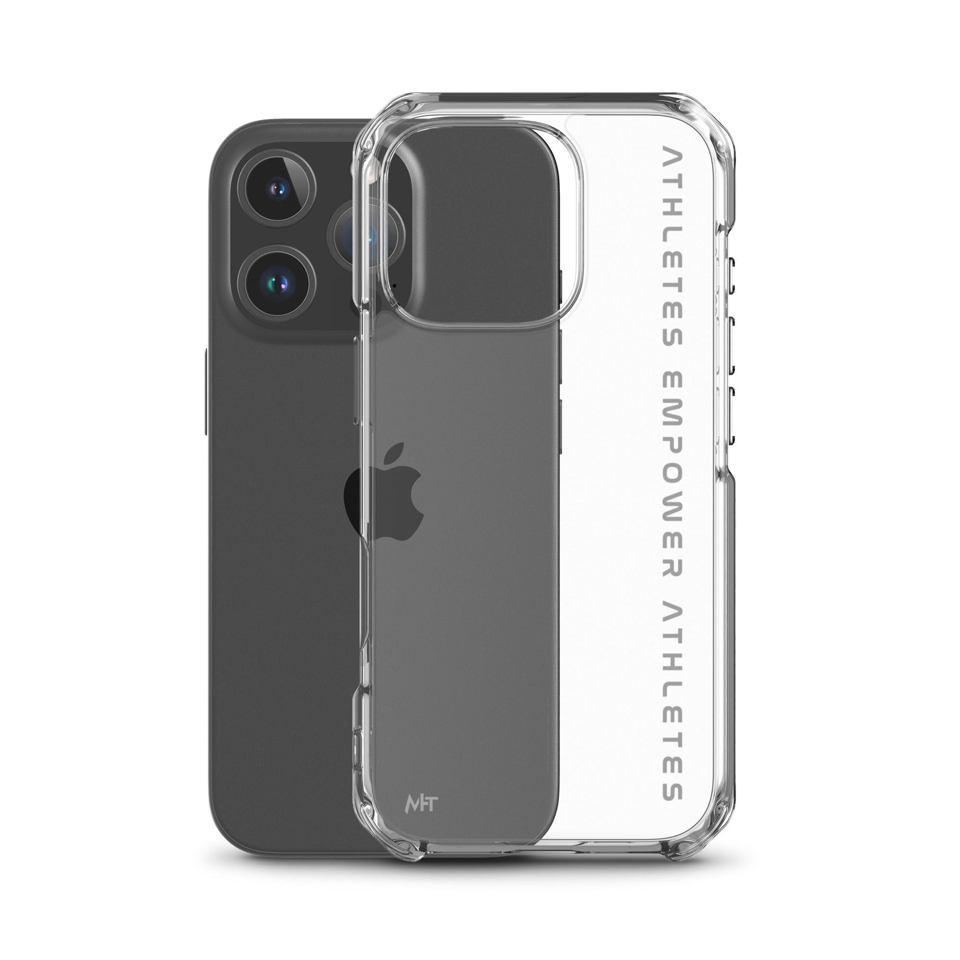 Athletes Empower Athletes - Clear Case for iPhone® by DarkByteGear