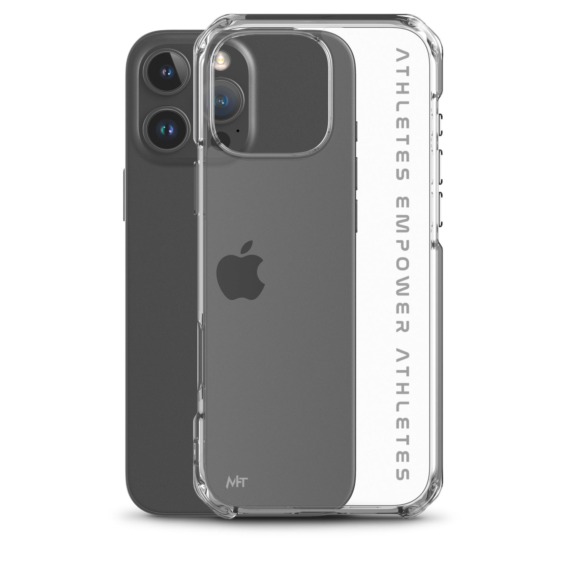 Athletes Empower Athletes - Clear Case for iPhone® by DarkByteGear