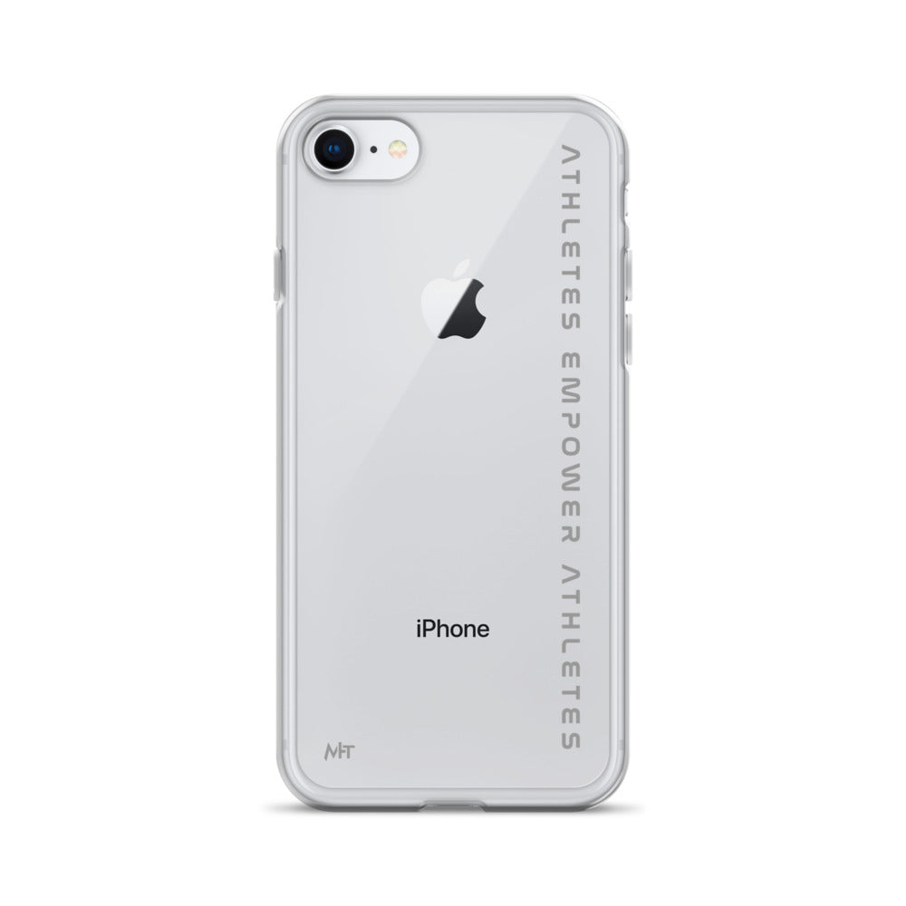 Athletes Empower Athletes - Clear Case for iPhone® by DarkByteGear