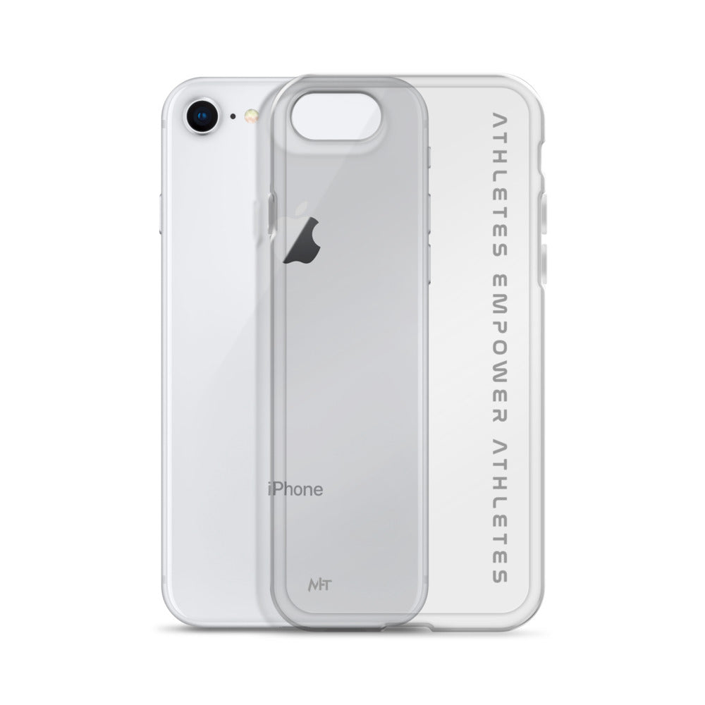 Athletes Empower Athletes - Clear Case for iPhone® by DarkByteGear