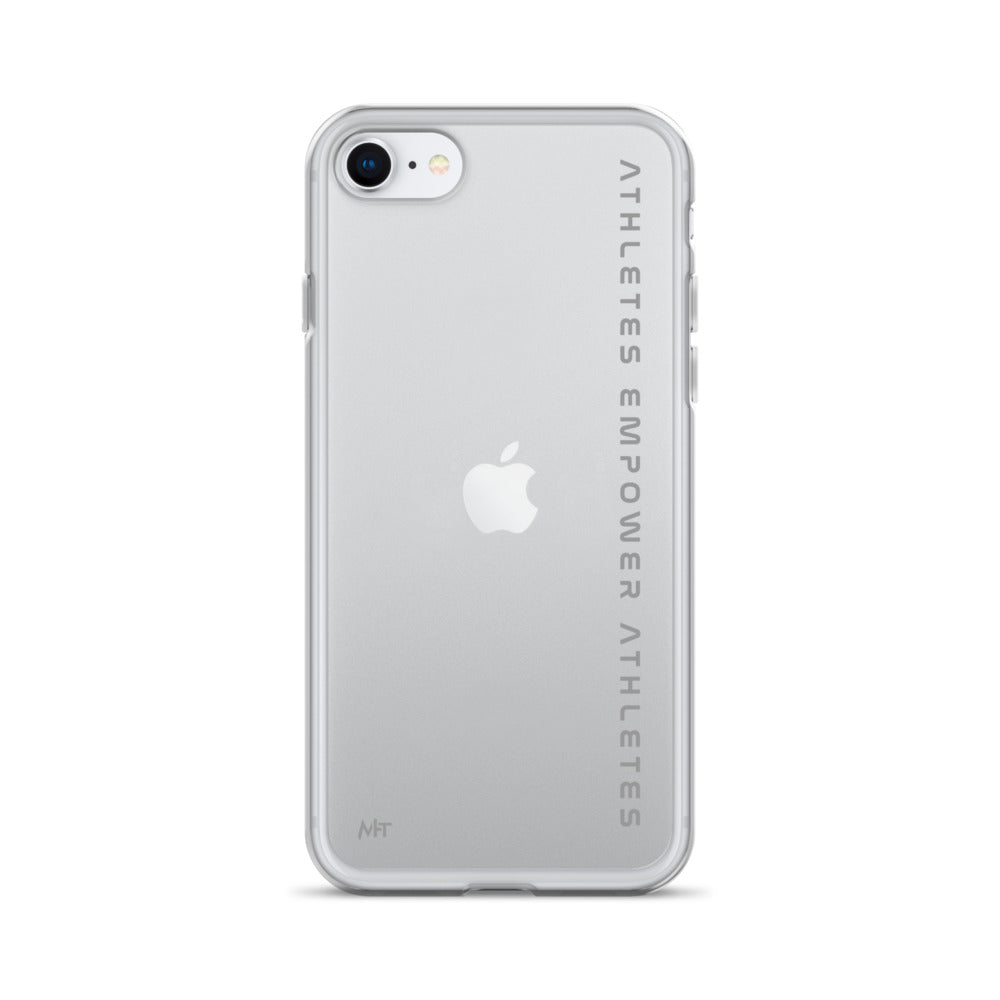 Athletes Empower Athletes - Clear Case for iPhone® by DarkByteGear
