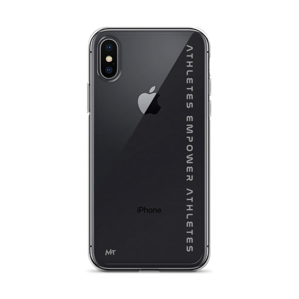 Athletes Empower Athletes - Clear Case for iPhone® by DarkByteGear