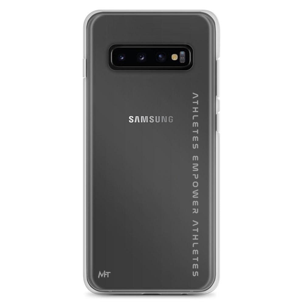 Athletes Empower Athletes - Clear Case for Samsung® by DarkByteGear
