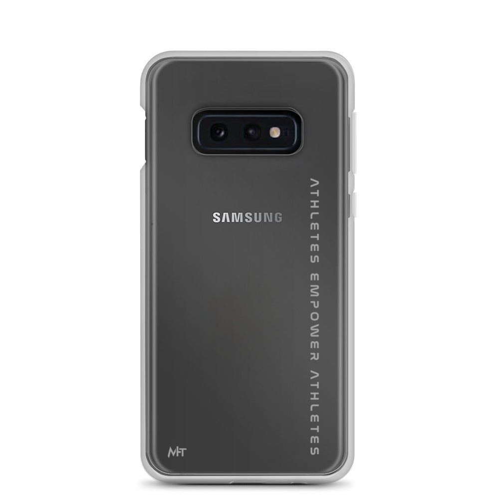 Athletes Empower Athletes - Clear Case for Samsung® by DarkByteGear