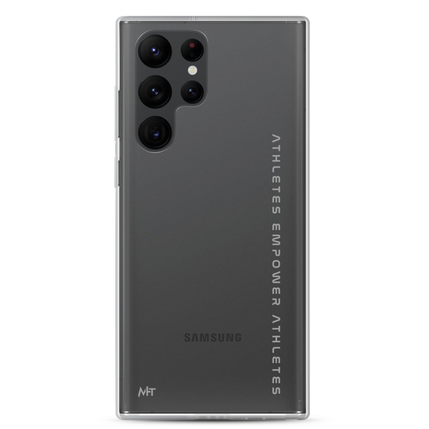 Athletes Empower Athletes - Clear Case for Samsung® by DarkByteGear