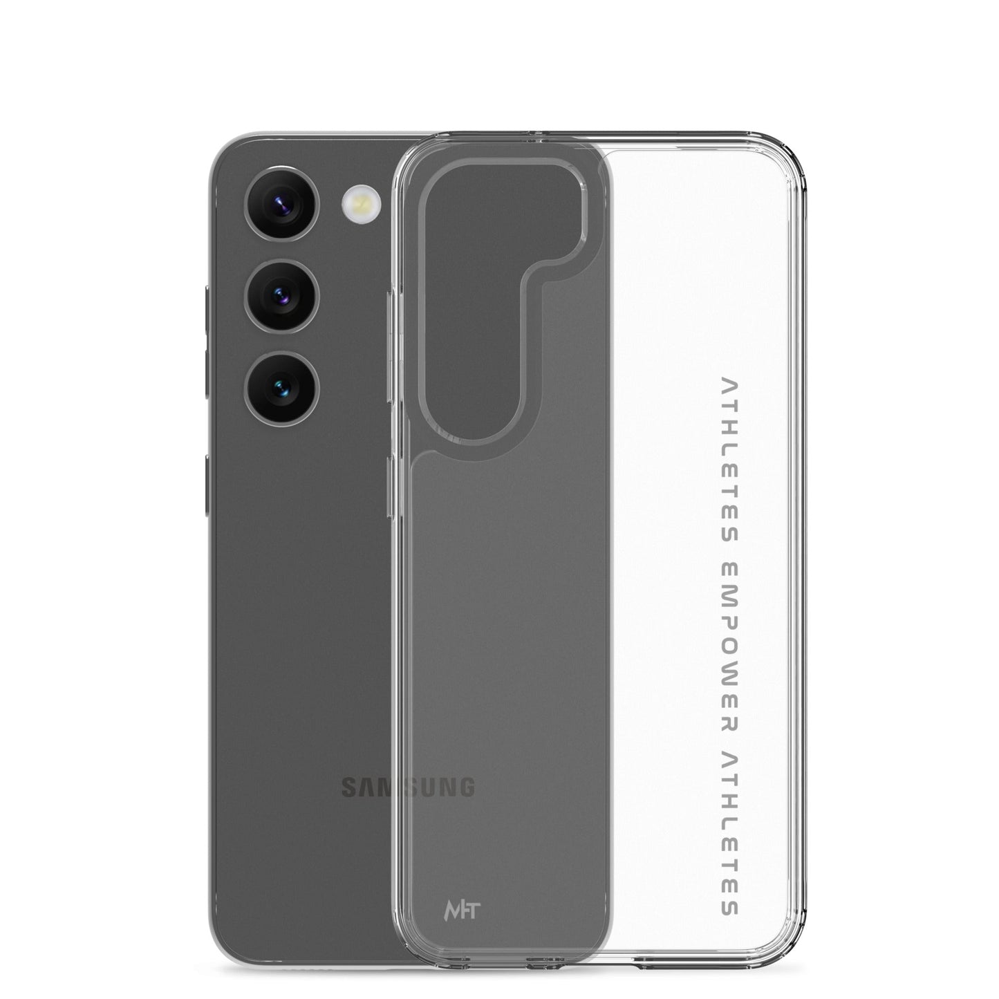 Athletes Empower Athletes - Clear Case for Samsung® by DarkByteGear