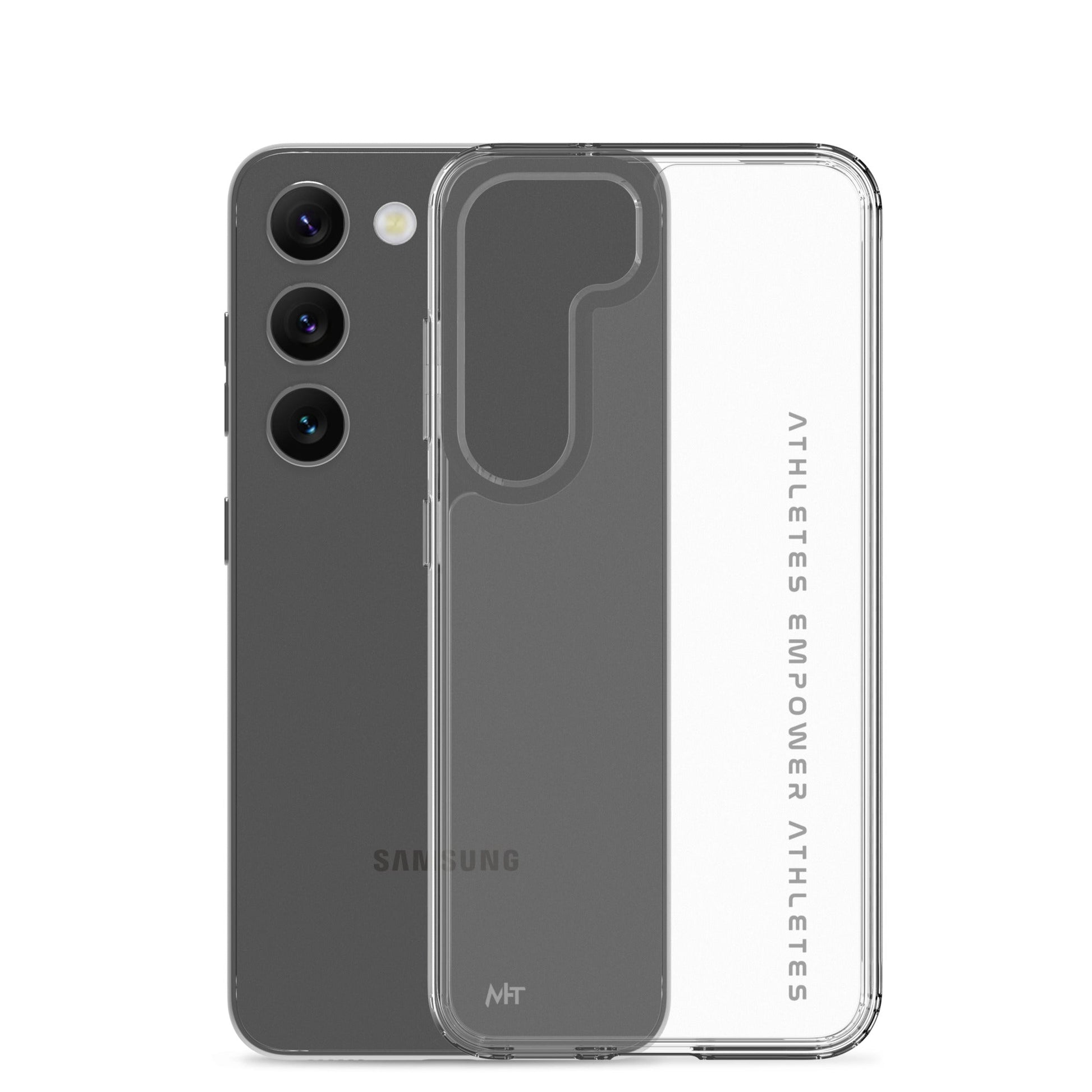 Athletes Empower Athletes - Clear Case for Samsung® by DarkByteGear