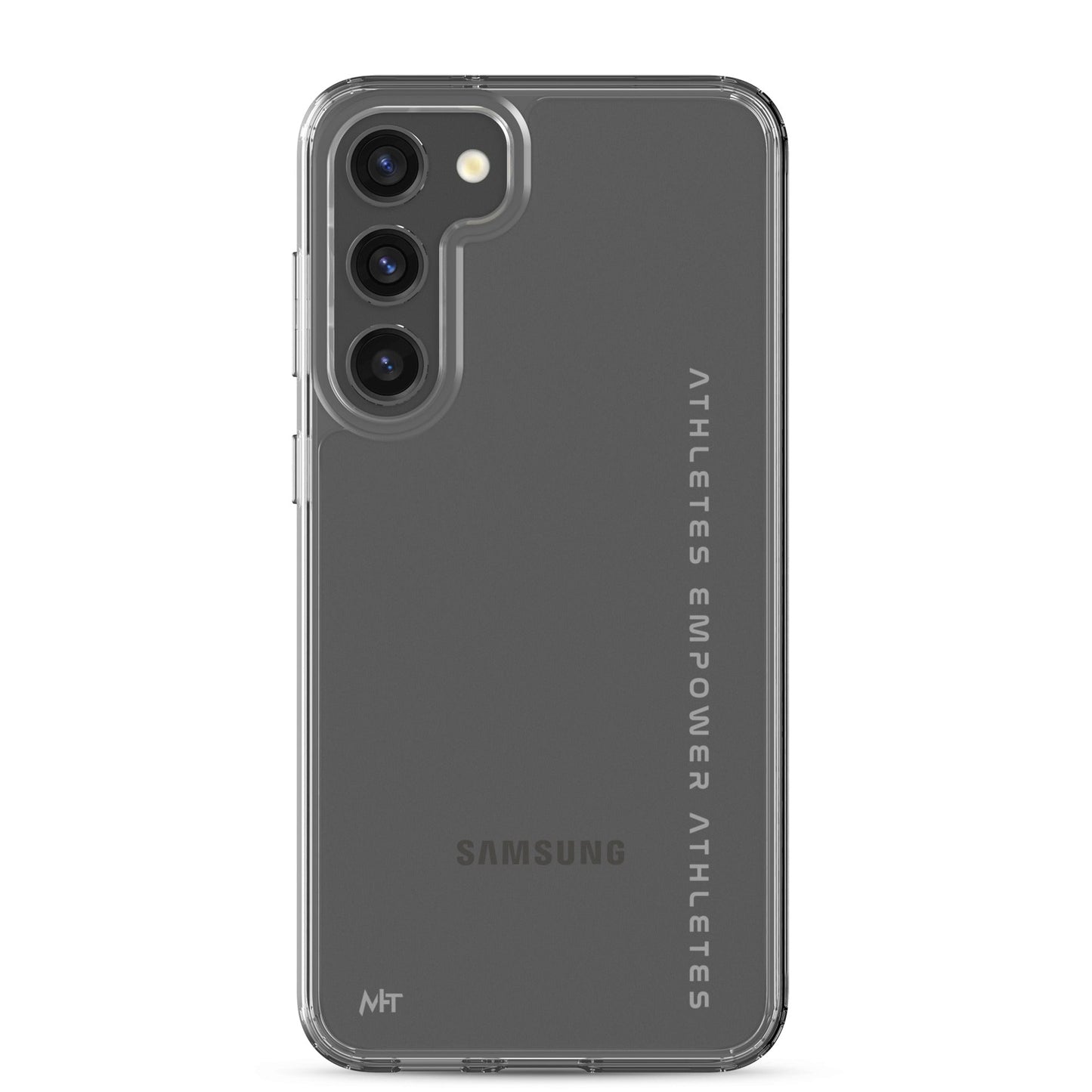 Athletes Empower Athletes - Clear Case for Samsung® by DarkByteGear