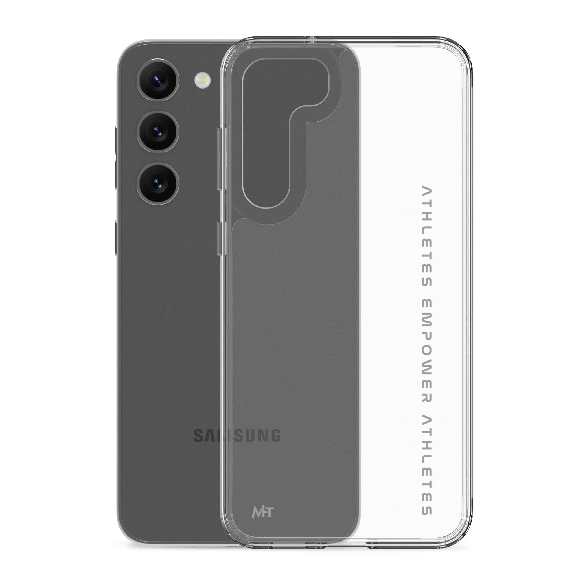 Athletes Empower Athletes - Clear Case for Samsung® by DarkByteGear