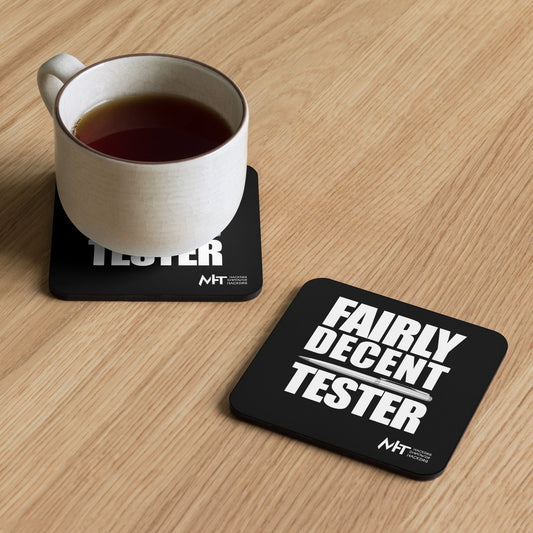 Fairly decent pentester - Cork-back coaster by DarkByteGear