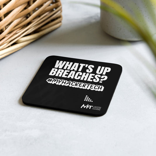 What's up breaches - Cork-back coaster by DarkByteGear