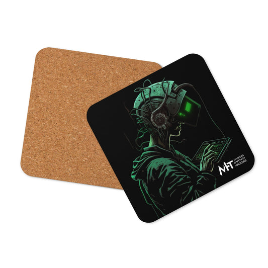 Cyberware assassin v8 - Cork-back coaster by DarkByteGear
