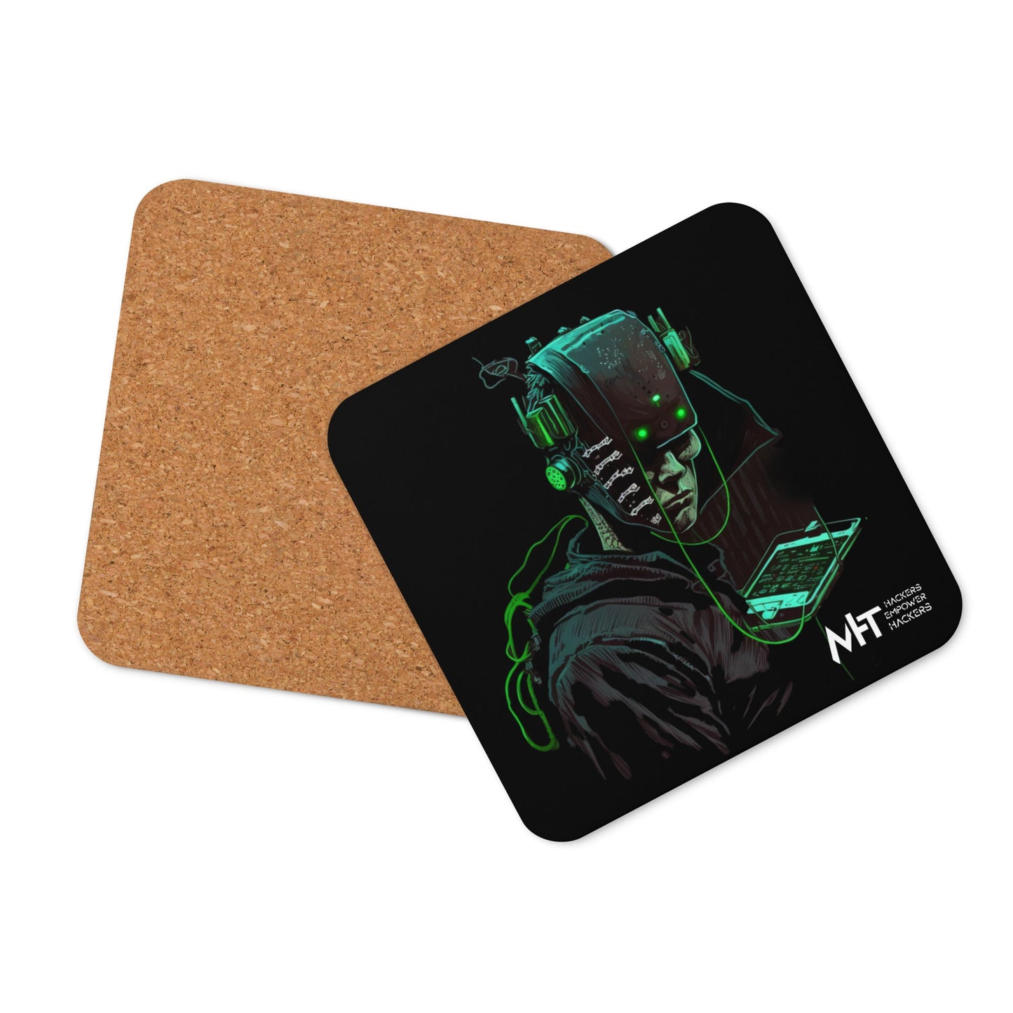 CyberWare Assassin V9 - Cork-back coaster by DarkByteGear