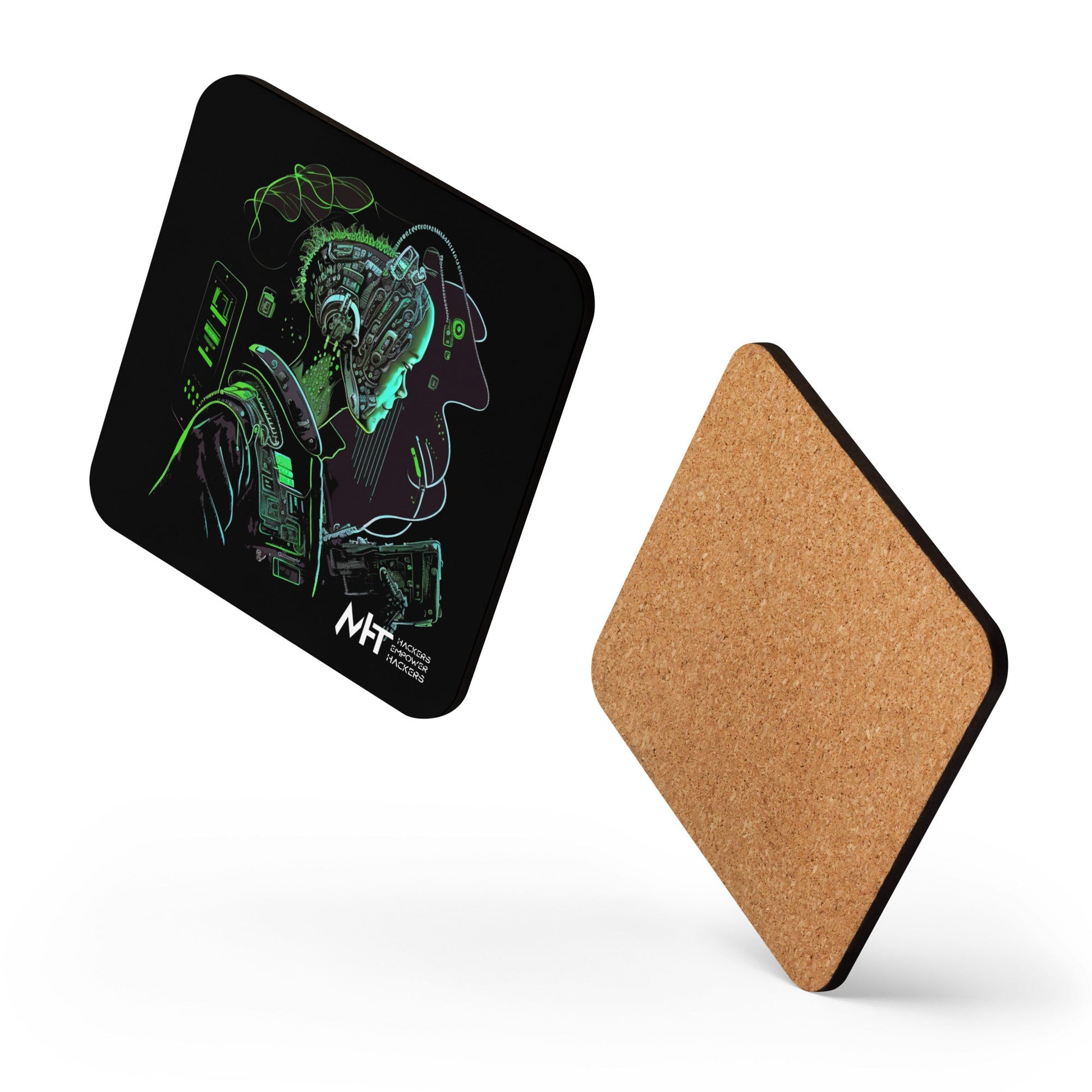 CyberWare Assassin V10 - Cork-back coaster by DarkByteGear