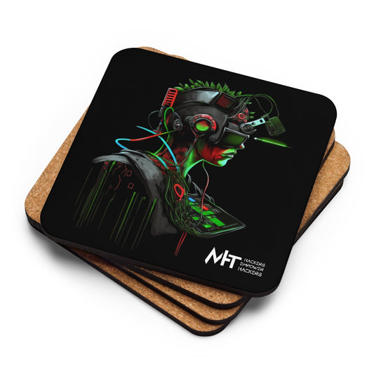 CyberWare Assassin V17 - Cork-back coaster by DarkByteGear