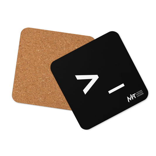 CLI - Cork-back coaster by DarkByteGear