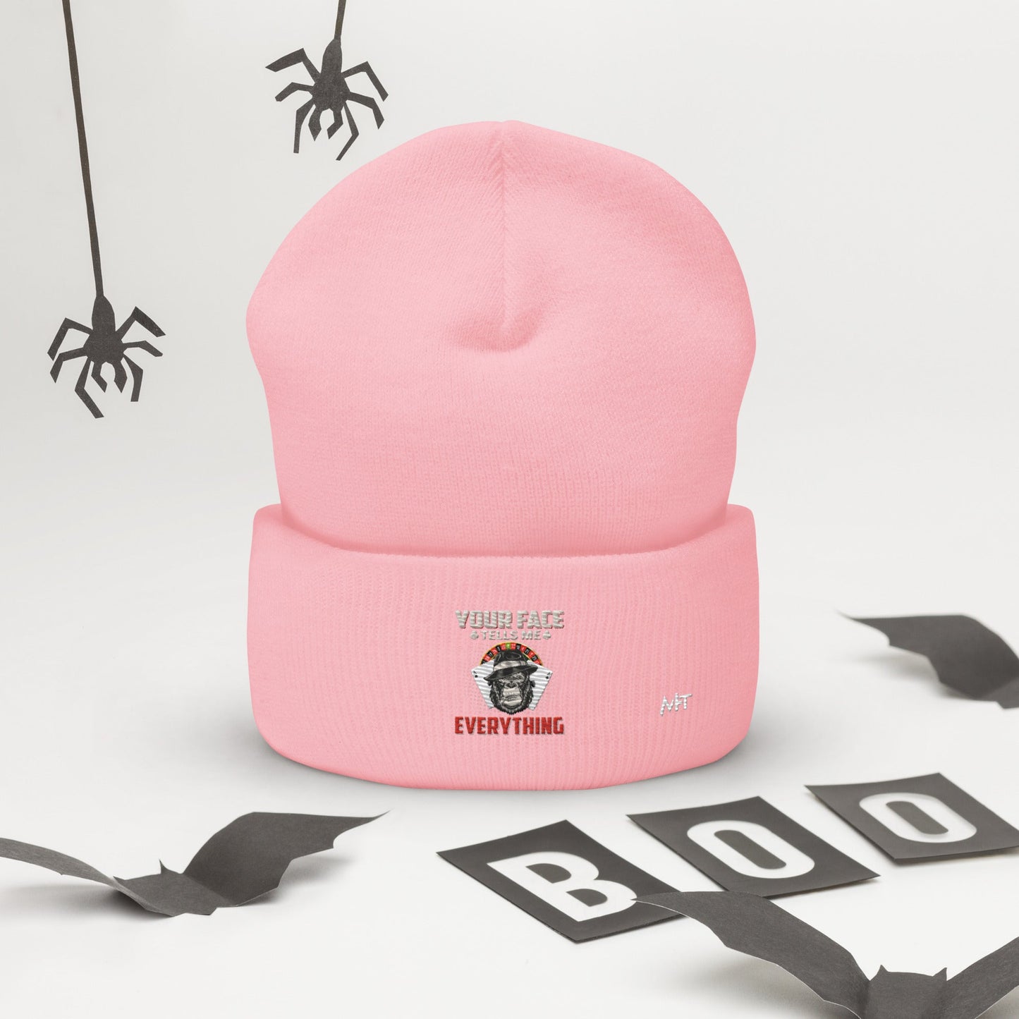 Your Face Tells me Everything - Cuffed Beanie by DarkByteGear