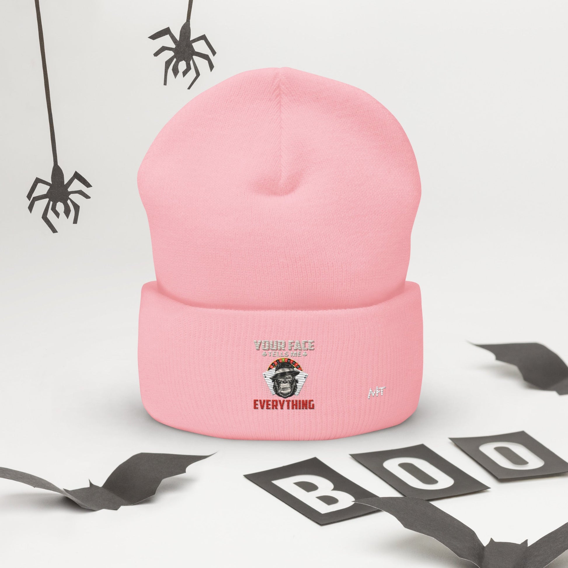 Your Face Tells me Everything - Cuffed Beanie by DarkByteGear