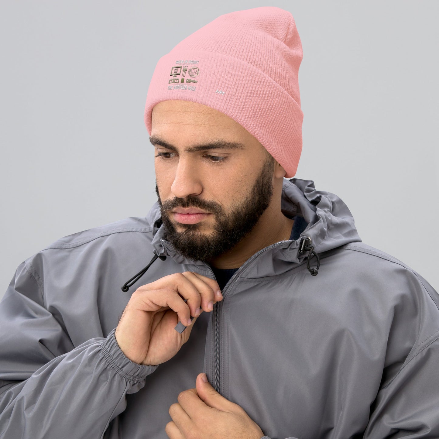 When in doubt, Try another hole V1 - Cuffed Beanie by DarkByteGear