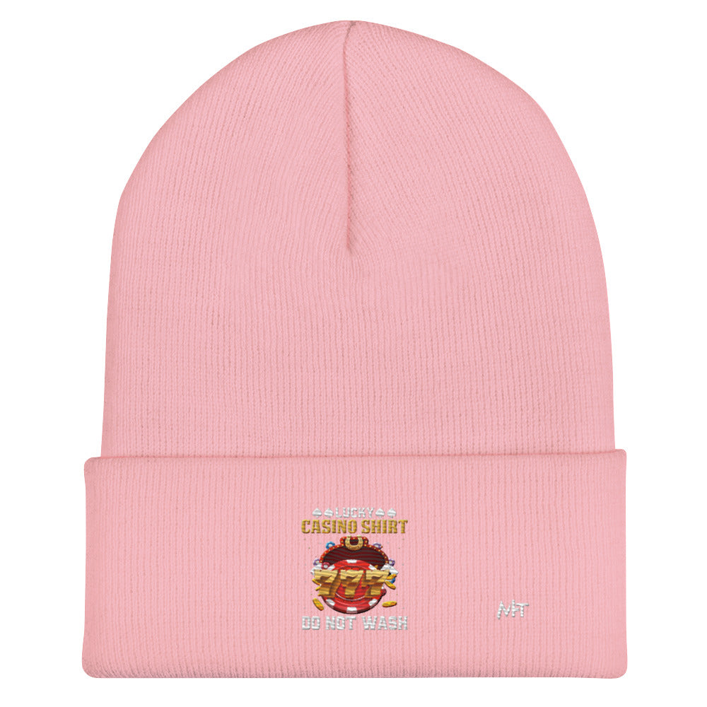Lucky Casino Shirt Do Not Wash - Cuffed Beanie by DarkByteGear