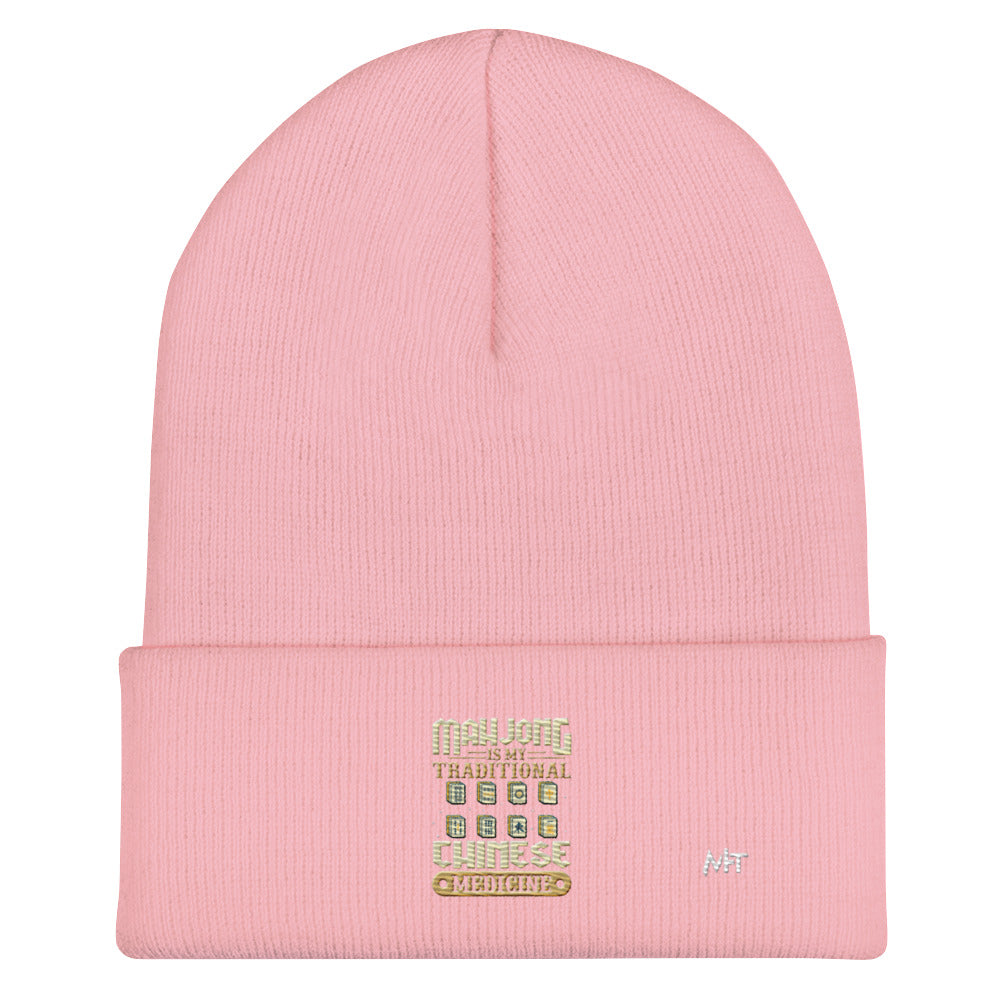 Mahjong is my Traditional Chinese Medicine - Cuffed Beanie by DarkByteGear