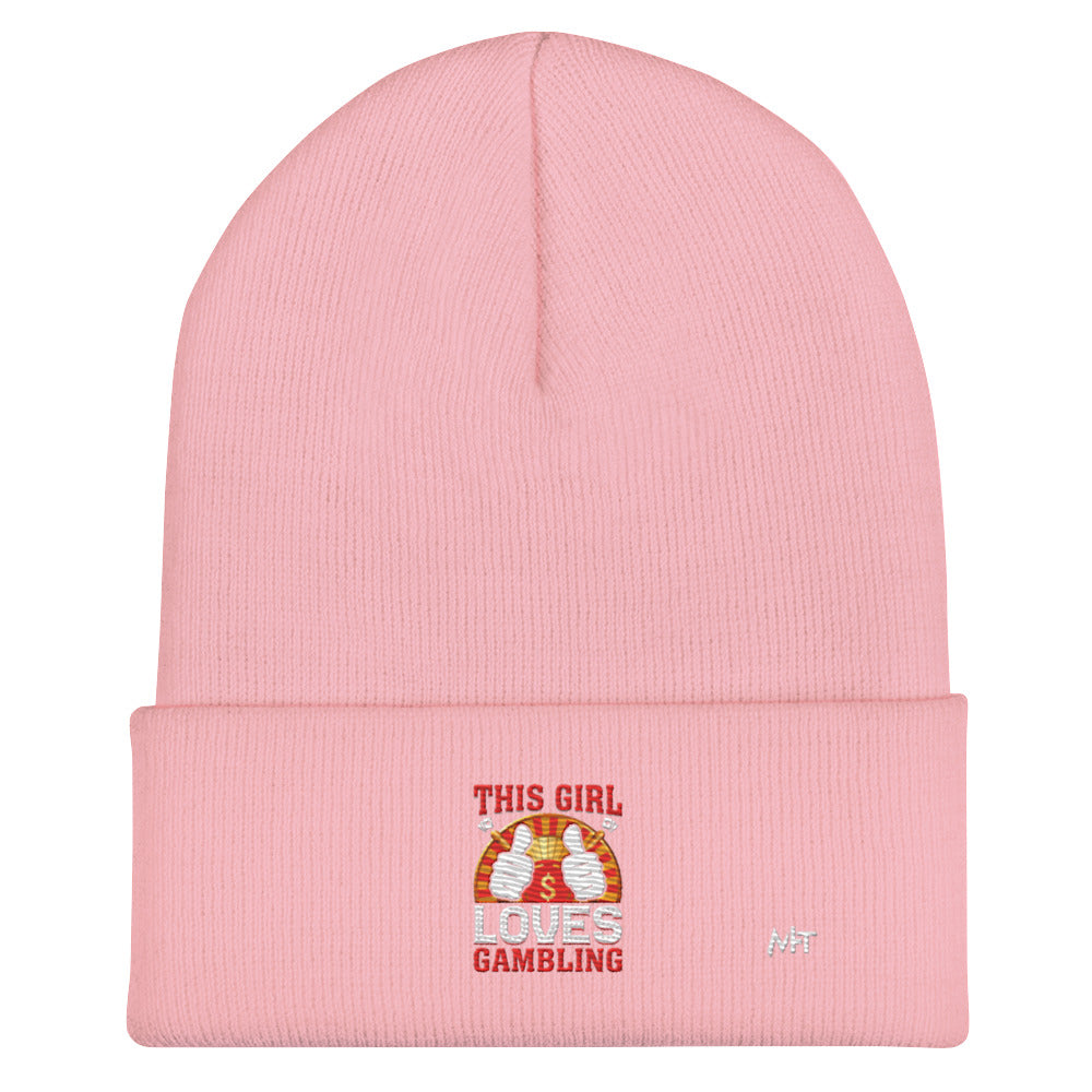 This Girl Loves Gambling - Cuffed Beanie by DarkByteGear