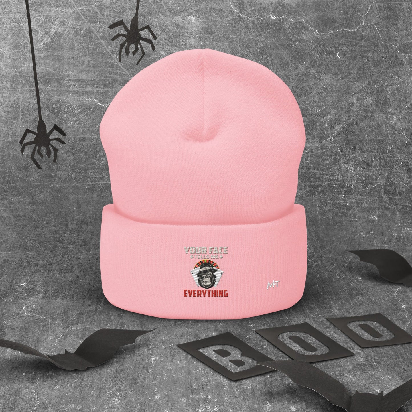 Your Face Tells me Everything - Cuffed Beanie by DarkByteGear