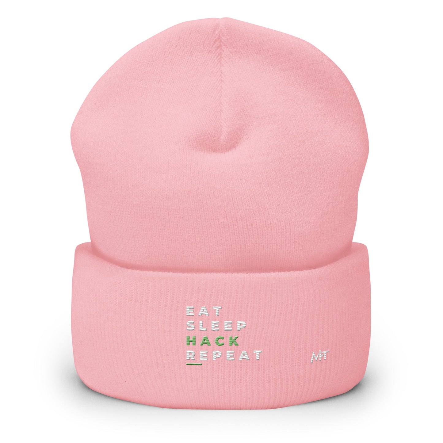 Eat, Sleep, Hack, Repeat V2 - Cuffed Beanie by DarkByteGear