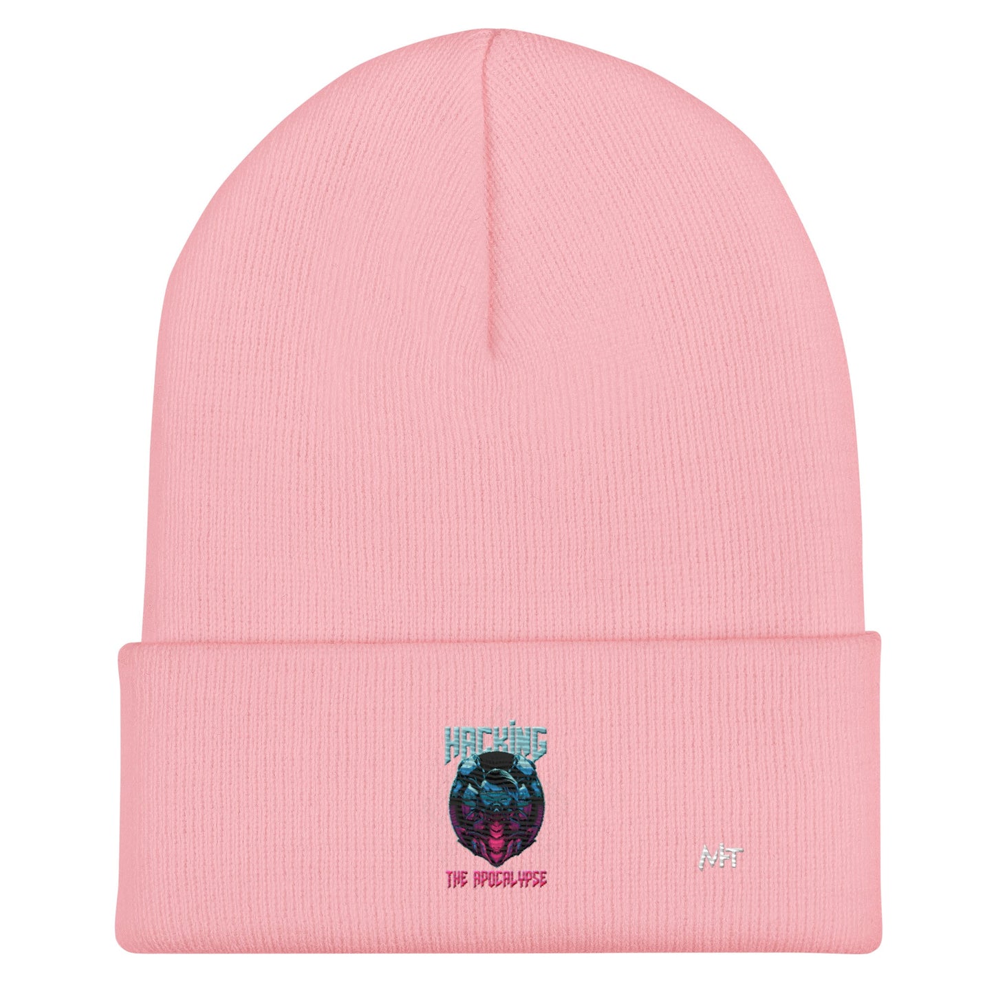 Hacking the apocalypse V2 - Cuffed Beanie by DarkByteGear