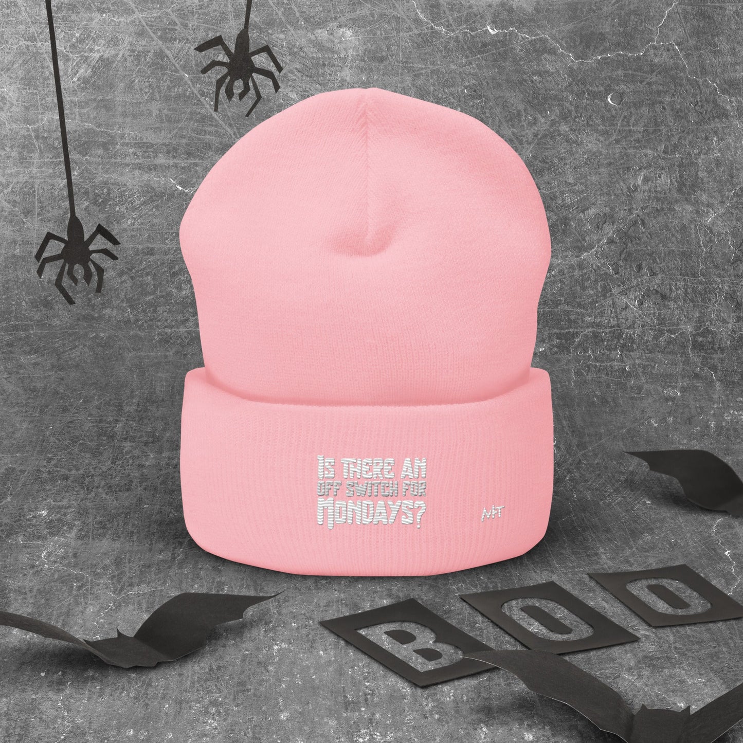 Is there an OFF switch for Mondays? - Cuffed Beanie by DarkByteGear
